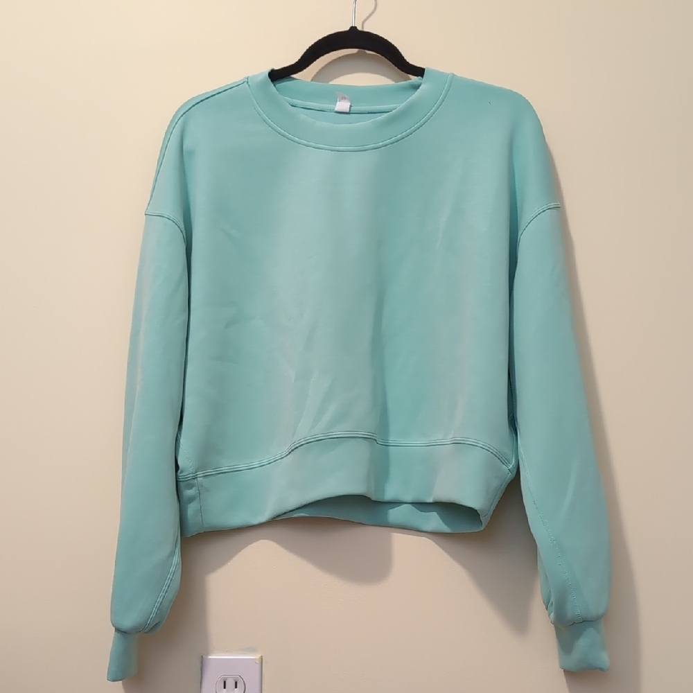 Lululemon Athletica Light Green Crewneck